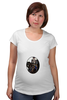 Заказать женскую футболку в Москве. Футболка для беременных Demurovec от Stepan Demura - готовые дизайны и нанесение принтов.