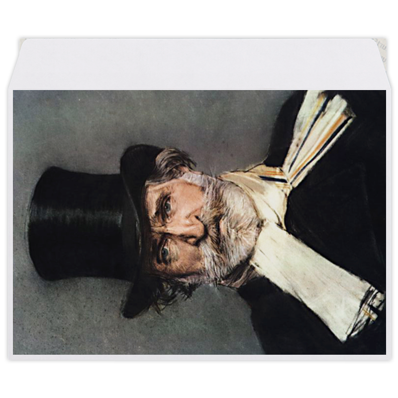 Printio Конверт средний С5 Портрет джузеппе верди (кисти джованни больдини) федотова елена дмитриевна джованни больдини