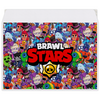 Заказать конверт в Москве. Конверт средний С5 BRAWL STARS от geekbox - готовые дизайны и нанесение принтов.