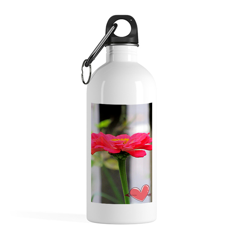 Printio Бутылка металлическая 500 мл Красный цветок