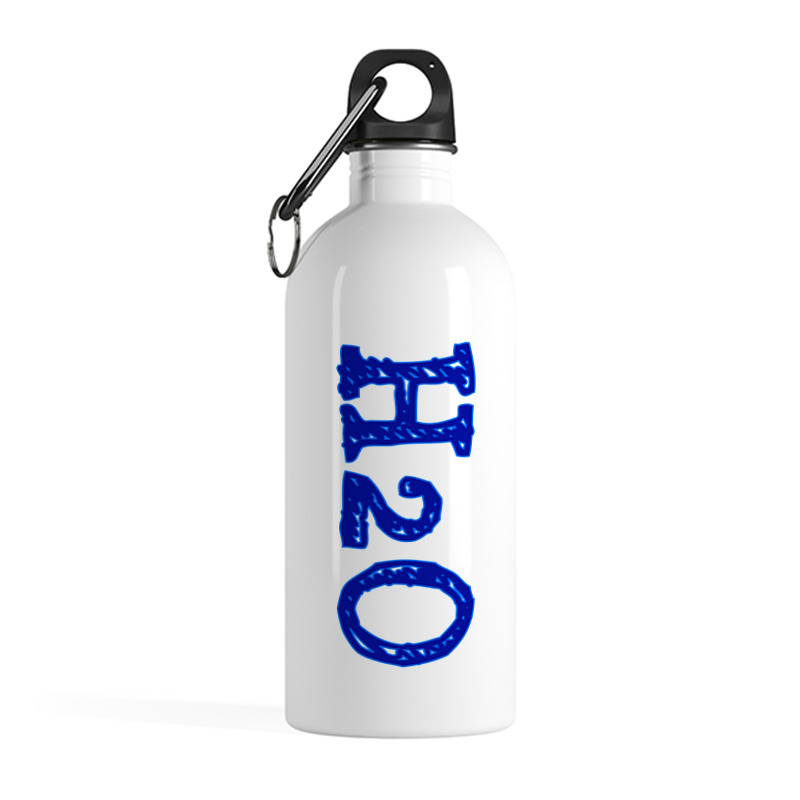 Printio Бутылка металлическая 500 мл Формула воды h2o
