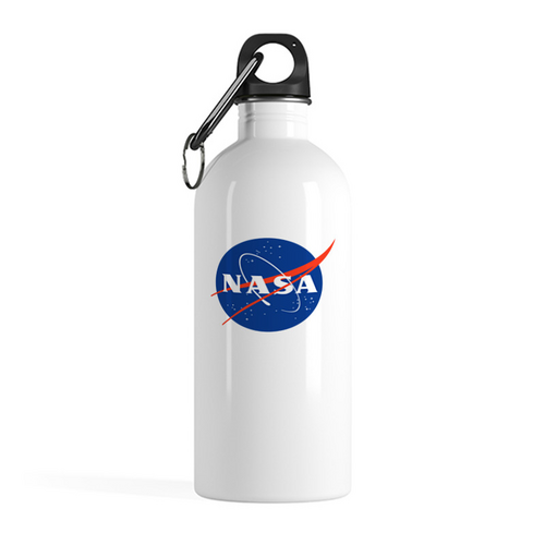 Заказать бутылки в Москве. Бутылка металлическая 500 мл NASA | НАСА от The Spaceway  - готовые дизайны и нанесение принтов.