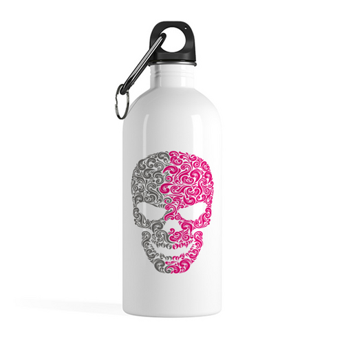 Заказать бутылки в Москве. Бутылка металлическая 500 мл SkullDesign от balden - готовые дизайны и нанесение принтов.
