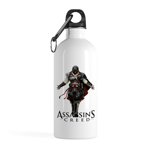 Заказать бутылки в Москве. Бутылка металлическая 500 мл ASSASSINS CREED от robus - готовые дизайны и нанесение принтов.