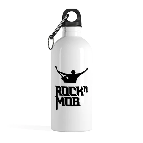 Заказать бутылки в Москве. Бутылка металлическая 500 мл Rocknmob Water от accs@rocknmob.com - готовые дизайны и нанесение принтов.
