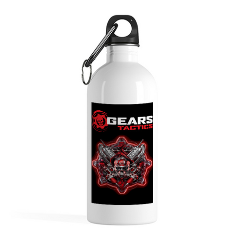 Заказать бутылки в Москве. Бутылка металлическая 500 мл GEARS OF WAR от robus - готовые дизайны и нанесение принтов.