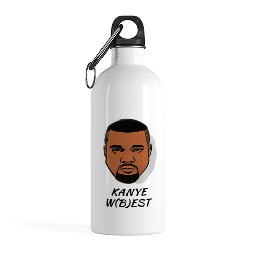 Заказать бутылки в Москве. Бутылка металлическая 500 мл Kanye West от Nos  - готовые дизайны и нанесение принтов.