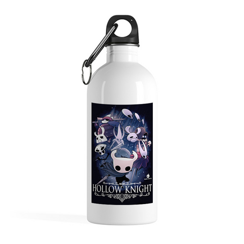 Заказать бутылки в Москве. Бутылка металлическая 500 мл HOLLOW KNIGHT от robus - готовые дизайны и нанесение принтов.