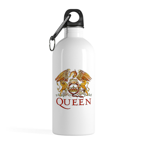 Заказать бутылки в Москве. Бутылка металлическая 500 мл QUEEN от robus - готовые дизайны и нанесение принтов.