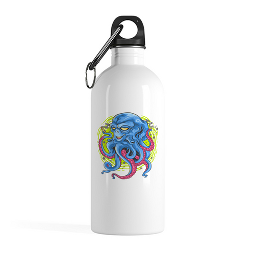 Заказать бутылки в Москве. Бутылка металлическая 500 мл Octopus от balden - готовые дизайны и нанесение принтов.