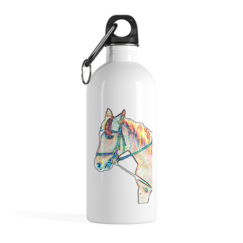Заказать бутылки в Москве. Бутылка металлическая 500 мл Лошадь. Horse от Aidizaina  - готовые дизайны и нанесение принтов.