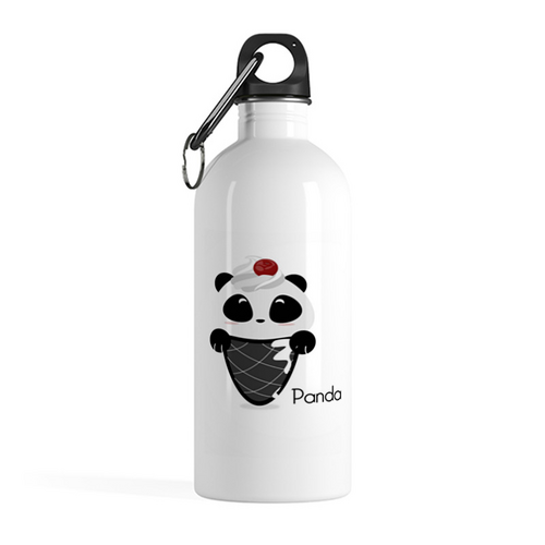 Заказать бутылки в Москве. Бутылка металлическая 500 мл панда от queen  - готовые дизайны и нанесение принтов.