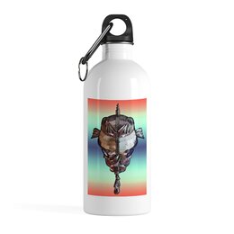 Заказать бутылки в Москве. Бутылка металлическая 500 мл Flashlight Creative от natulia_hatulia@yahoo.com - готовые дизайны и нанесение принтов.