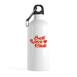 Заказать бутылки в Москве. Бутылка металлическая 500 мл Self Love Club от Александр Серебренников - готовые дизайны и нанесение принтов.