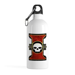 Заказать бутылки в Москве. Бутылка металлическая 500 мл Инсигния (Warhammer 40k) от GeekFox  - готовые дизайны и нанесение принтов.