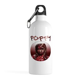 Заказать бутылки в Москве. Бутылка металлическая 500 мл Poppy от Дана Столыпина - готовые дизайны и нанесение принтов.