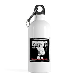 Заказать бутылки в Москве. Бутылка металлическая 500 мл Depeche Mode от Leichenwagen - готовые дизайны и нанесение принтов.