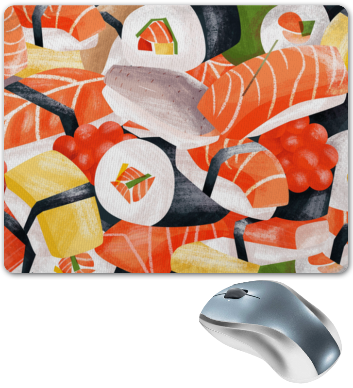 Printio Коврик для мышки Sushi подставка typhoon для суши и роллов 22 см tyds 1 478 71