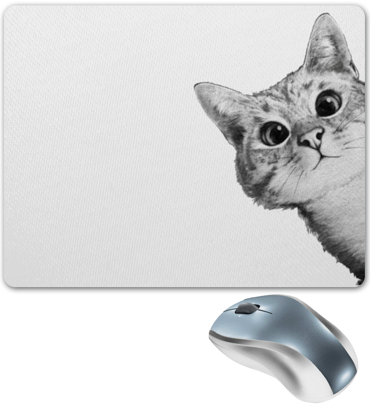 Printio Коврик для мышки Любопытный кот