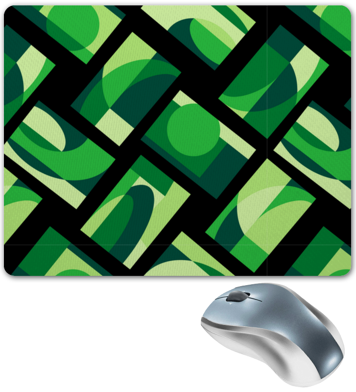 Printio Коврик для мышки Зеленая абстракция
