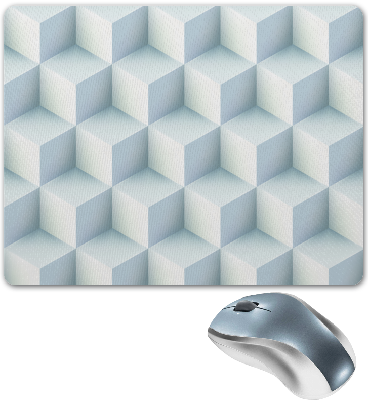 Printio Коврик для мышки Кубическая иллюзия printio тетрадь на скрепке кубическая иллюзия
