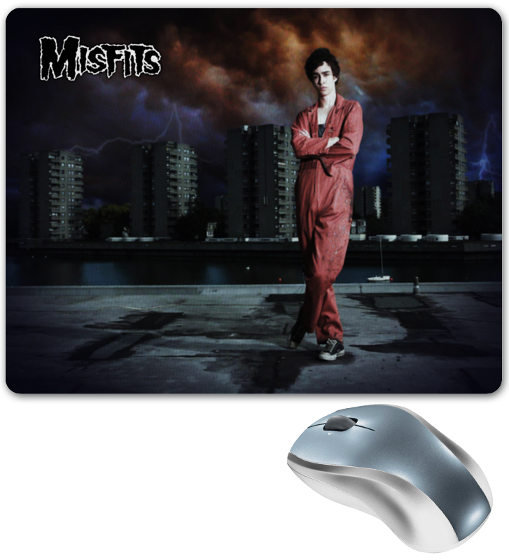 Printio Коврик для мышки Misfits printio коврик для мышки robert sheehan misfits