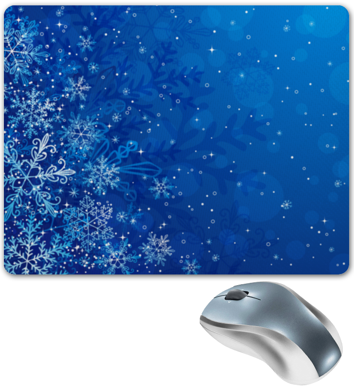 Printio Коврик для мышки Снежинки коврик на ступеньку vortex сине серый 25х65