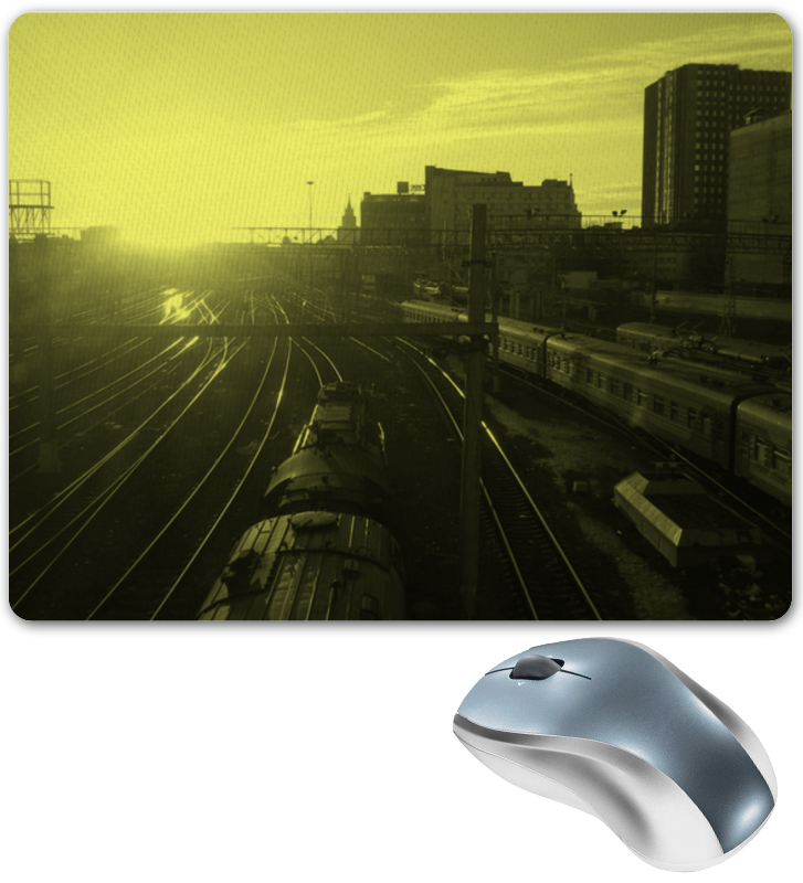 Printio Коврик для мышки поезда цена и фото