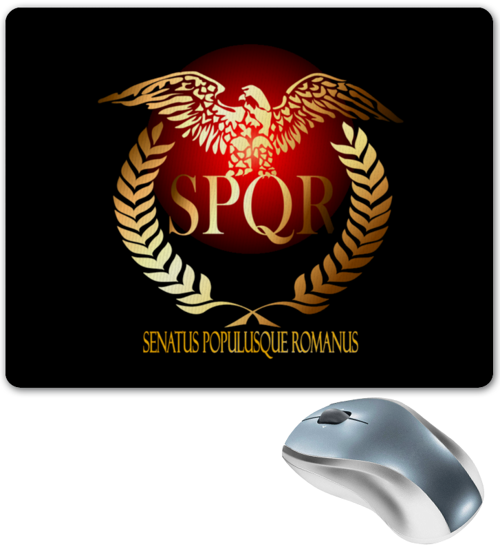 Printio Коврик для мышки Символ древнего рима с орлом. spqr. printio коврик для мышки легионы рима