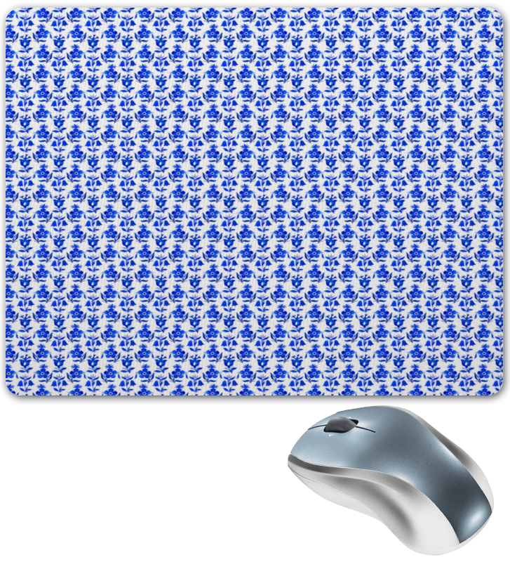 Printio Коврик для мышки голубые цветы
