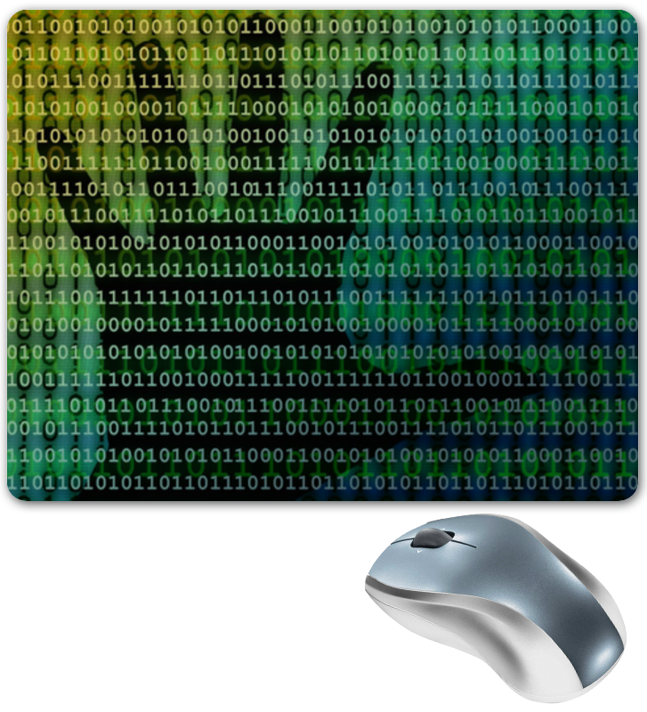 Printio Коврик для мышки Цифровой код printio коврик для мышки цифровой код