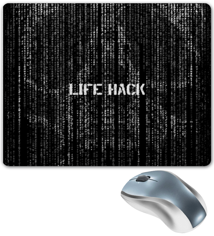 Printio Коврик для мышки Череп life hack