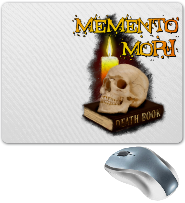 цена Printio Коврик для мышки Memento mori. помни о смерти.