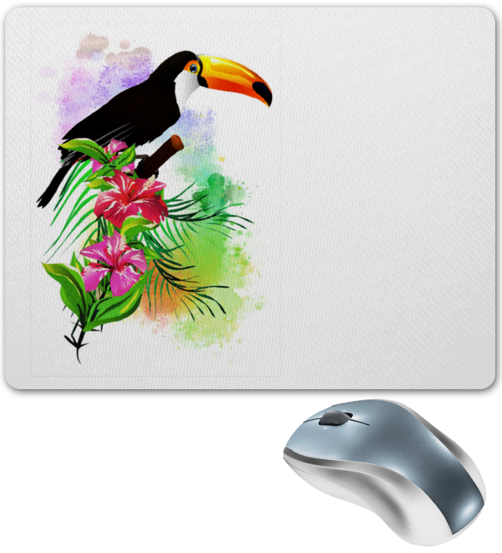 Printio Коврик для мышки Тропические птицы от зорго арт.