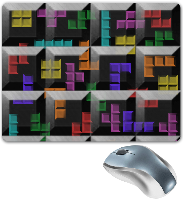 Printio Коврик для мышки Игра тетрис коврик для мыши с рисунком размер 25x30см модель игры subnautica below zero 561