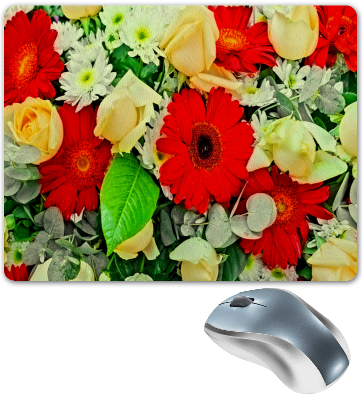 Printio Коврик для мышки Букет цветов