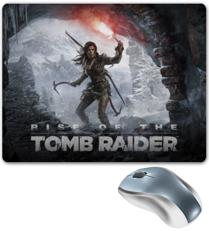Printio Коврик для мышки Rise of the tomb raider игра для sony ps4 shadow of the tomb raider русская версия