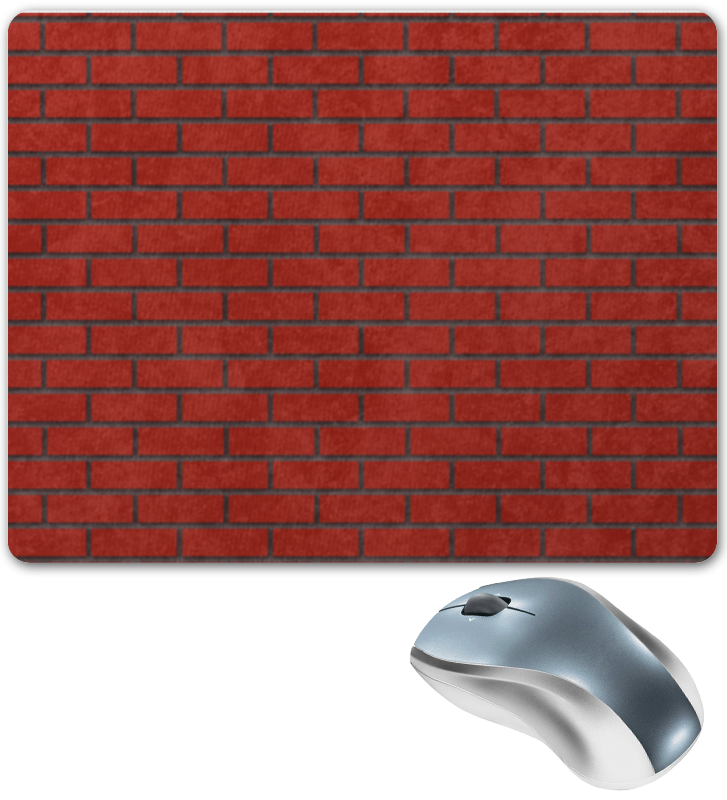 printio маска лицевая синяя кирпичная стена Printio Коврик для мышки Кирпичная стена