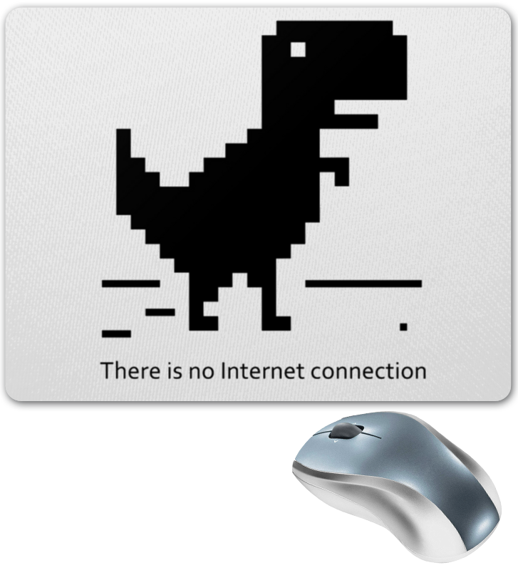 Printio Коврик для мышки Нет подключения к интернету