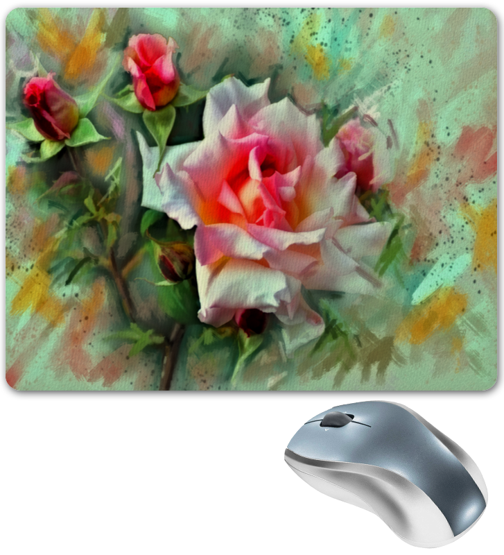 Printio Коврик для мышки Цветущие розы