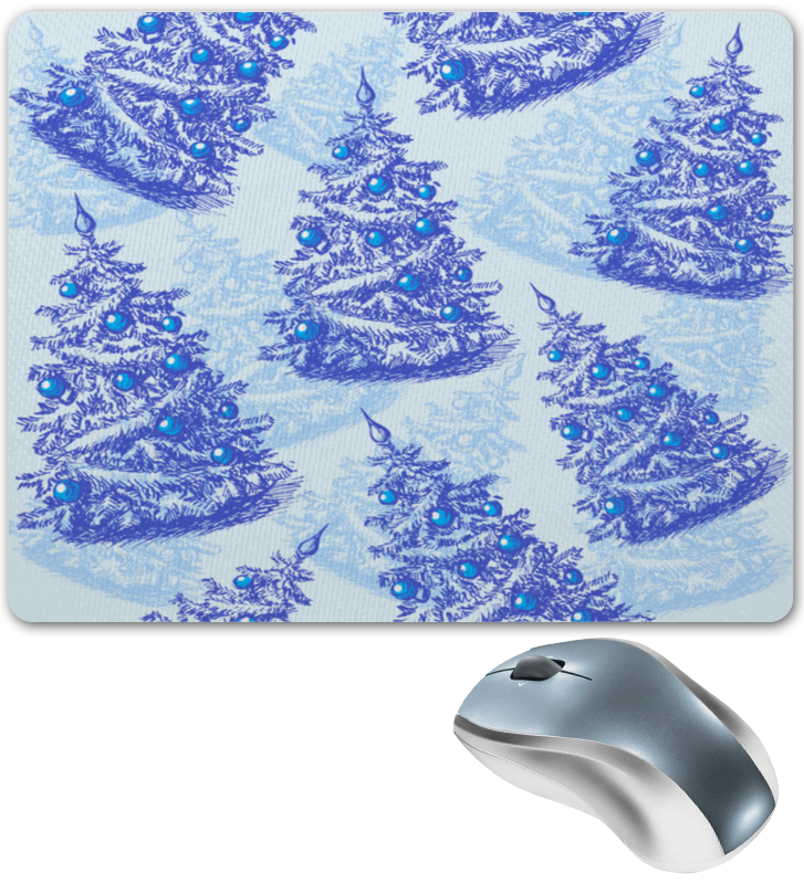 Printio Коврик для мышки Снежные елки printio коврик для мышки снежные елки