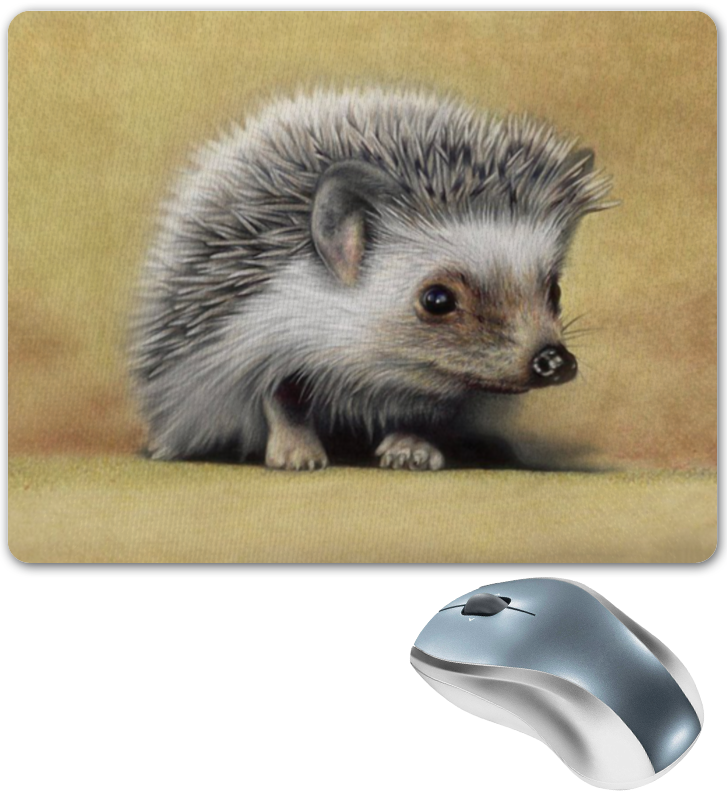 printio коврик для мышки круглый ёжик малыш Printio Коврик для мышки Лесной ёжик