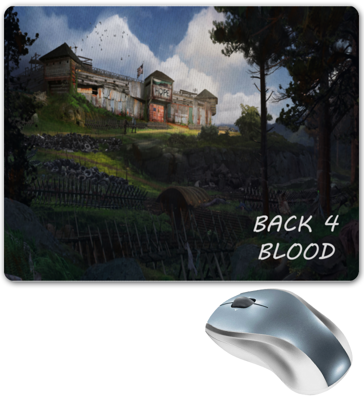 Printio Коврик для мышки Back 4 blood ps4 игра wb back 4 blood специальное издание