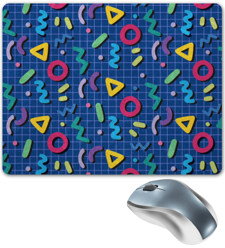 Printio Коврик для мышки Blue memphis pattern