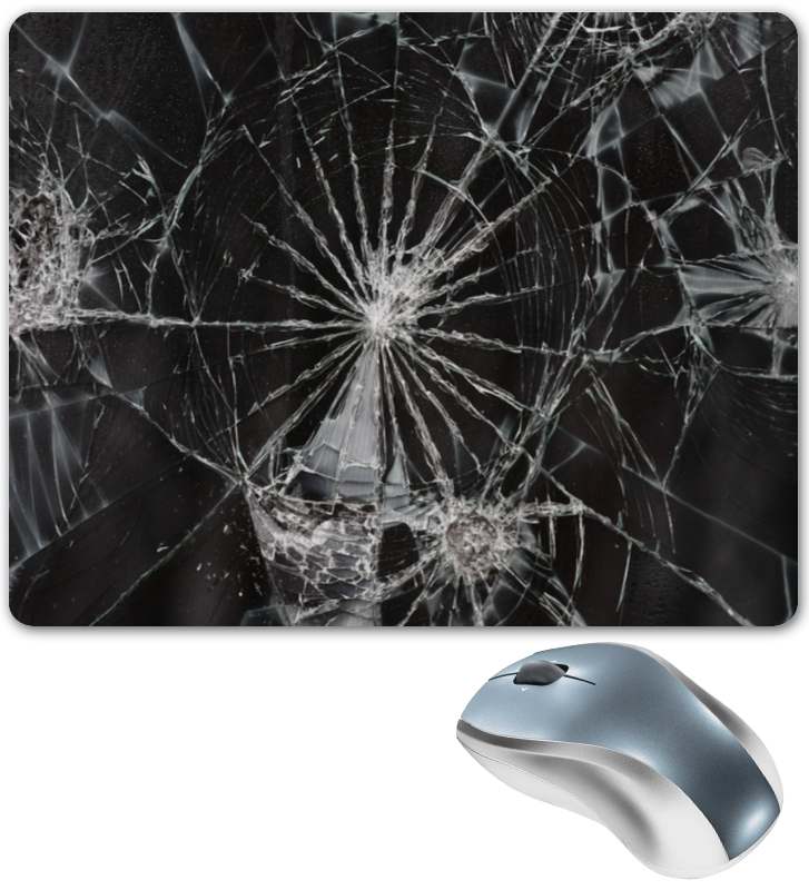 Printio Коврик для мышки Разбитое стекло чехол mypads разбитое стекло для meizu pro 7 plus задняя панель накладка бампер