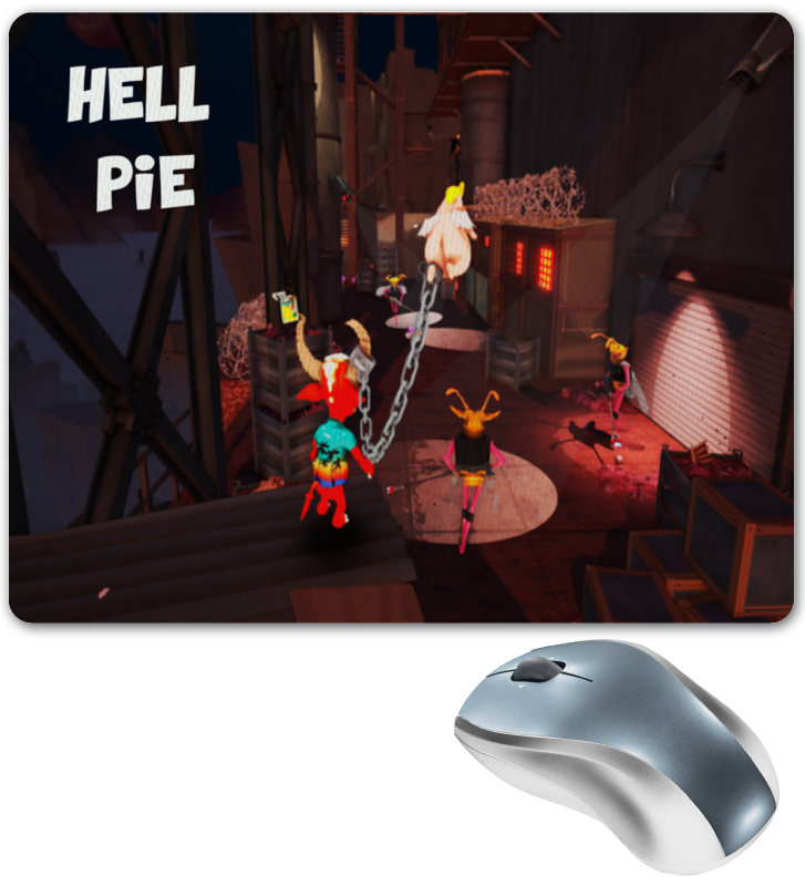 Printio Коврик для мышки Hell pie