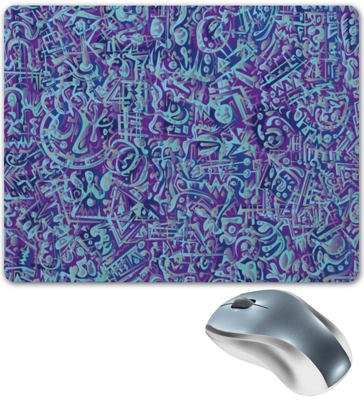 Printio Коврик для мышки Голубое в фиолетовом printio коврик для мышки круглый стекло голубое