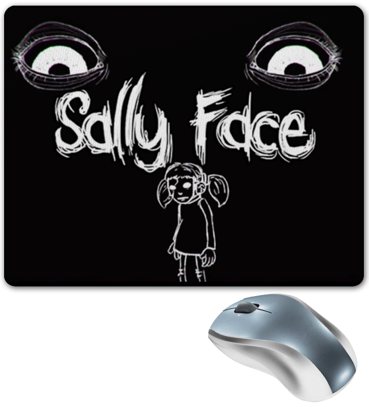 Printio Коврик для мышки Sally face (салли фейс) printio коврик для мышки круглый йоба фейс