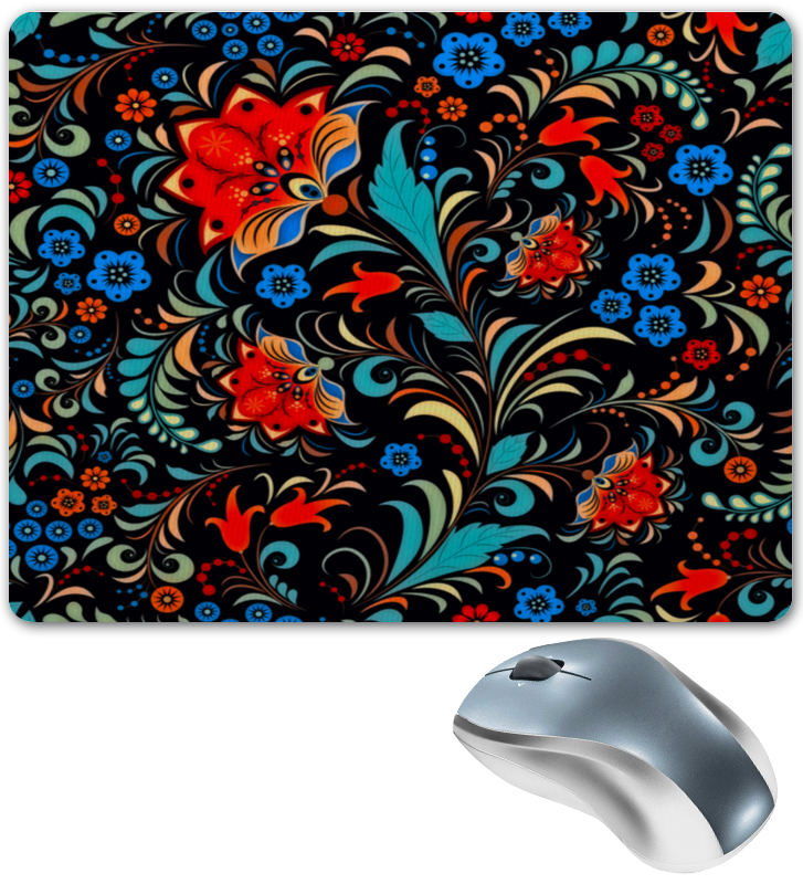 Printio Коврик для мышки Цветочная роспись re pa чехол накладка artcolor для oppo reno4 с принтом цветочная роспись