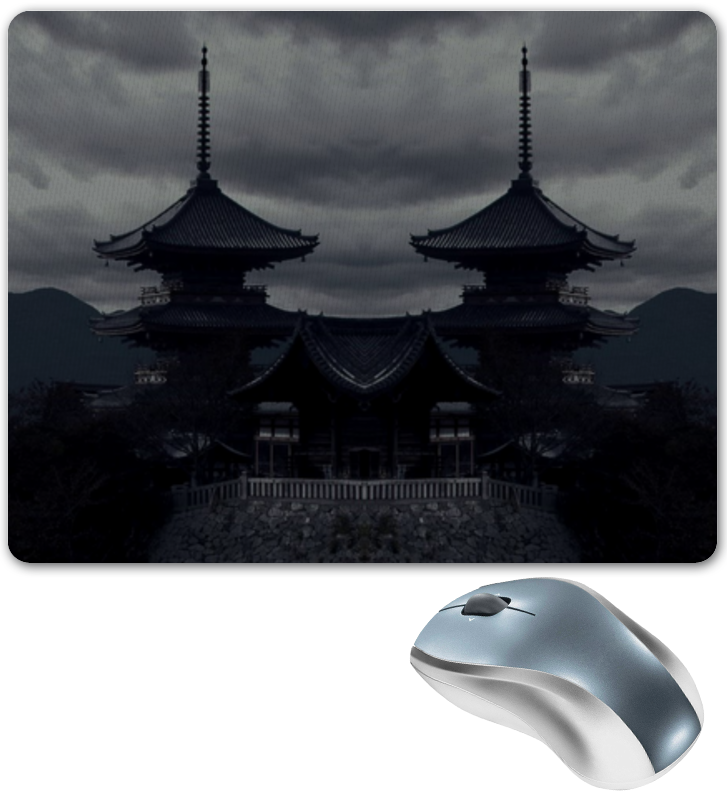 Printio Коврик для мышки Японский дом цена и фото